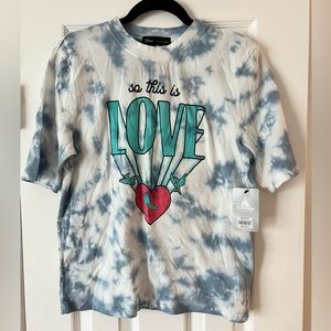 NWT Disney x Junkfood This is Love crop tee - Cinderella